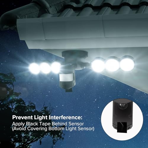 55W 7000LM Motion Sensor Outdoor Security Lights