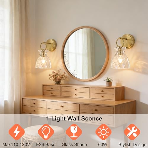 Gold Wall Sconce 1