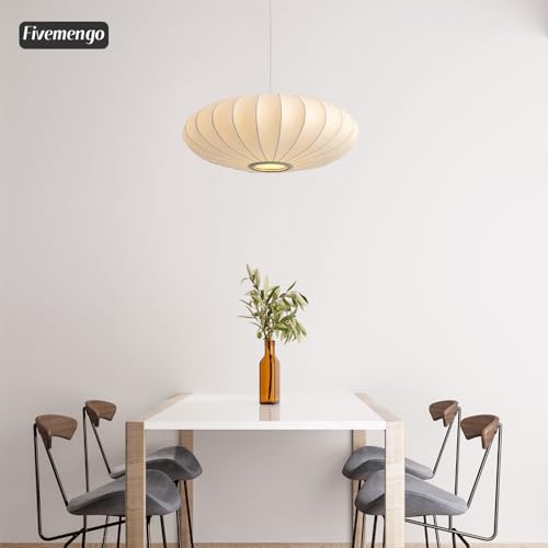 23.6in Lantern Pendant Light Bubble Saucer
