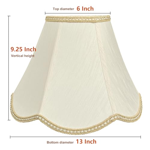 Small Scalloped Lamp shades