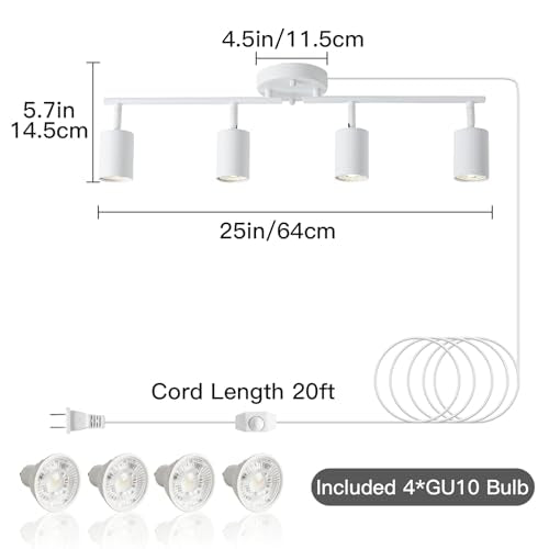 Dimmable Plug in Track Lighting