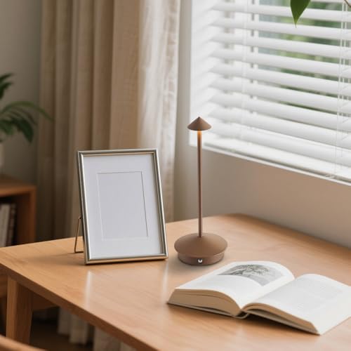 2 Pack Aluminum Cordless Table Lamp (2 Count)