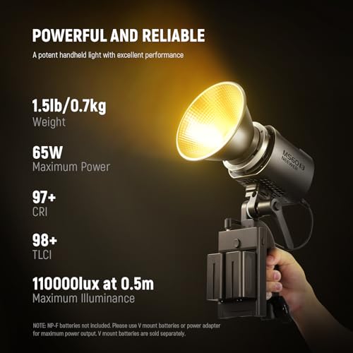 MS60B LED Video Light 2.4G