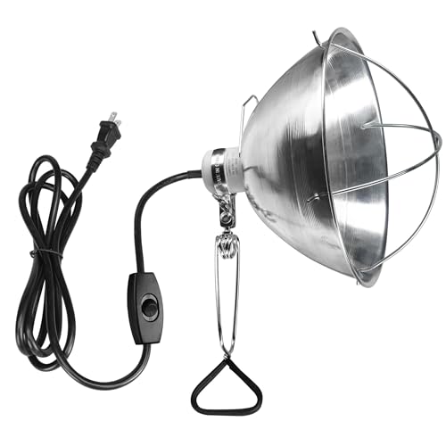 Clamp Lamp Light 10.5 Inch Adjustable Aluminum Reflector