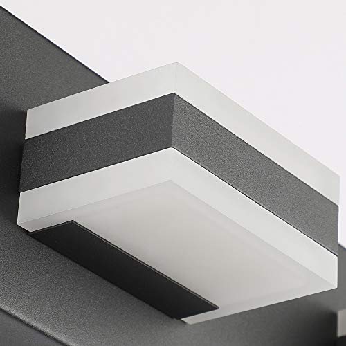 Bathroom Light Feature Modern LED Dimmable Matt Black Bathroom Vanity Light 6 Lights Acrylic Vanity Light Over Mirror ETL Listed