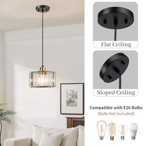 Pendant Lights Kitchen Island Black and Gold