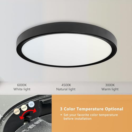 Dimmable 15.8 Inch Led Ceiling Light Flush Mount (6 Count)