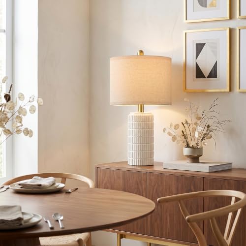 21'' Modern Ceramic Table Lamp with Gift Box