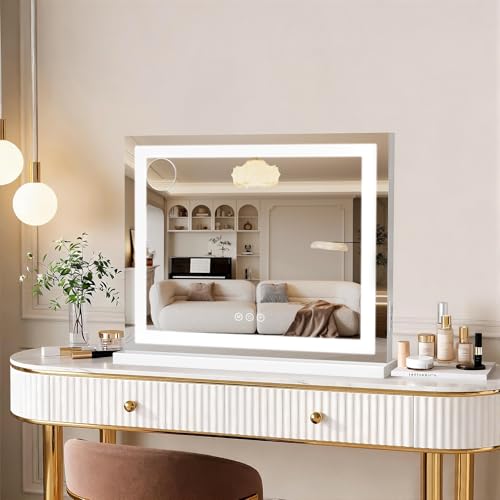 Vanity Mirror with Lights 23"x19"