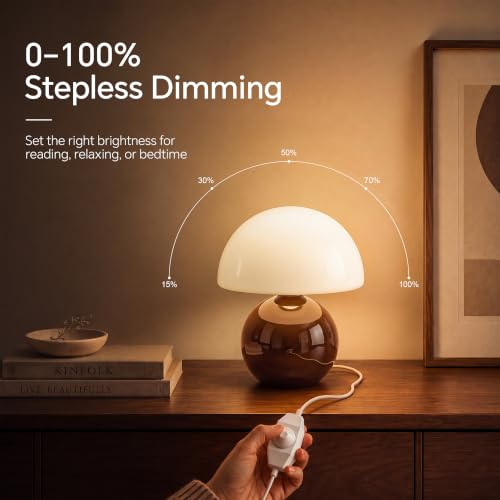 Mushroom Lamp Table Lamp for Bedroom