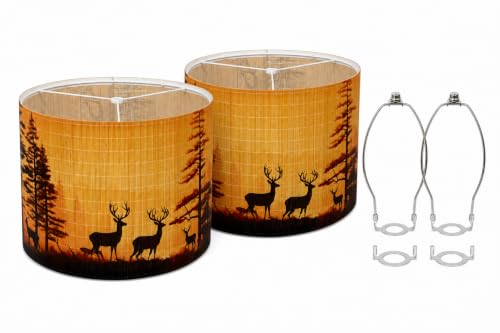 Soft bamboo lampshade for table & floor lamps