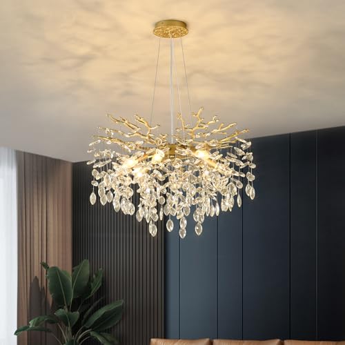 Gold Crystal Chandelier 24