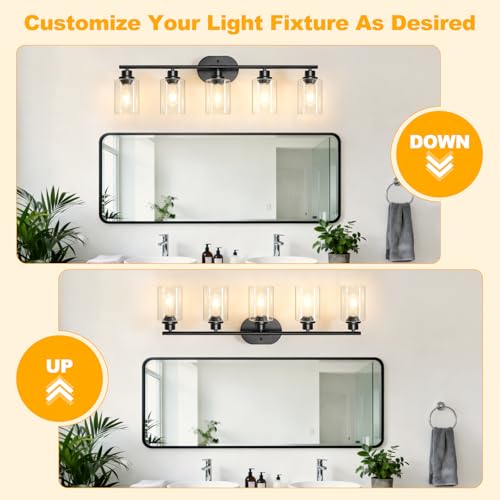 5 Light Bathroom Light Fixtures
