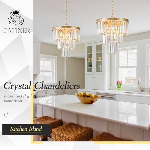 16" Modern Crystal Chandeliers