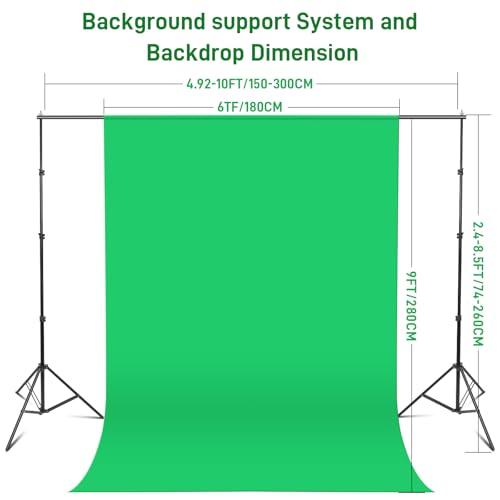 Photography Lighting kit with Backdrops