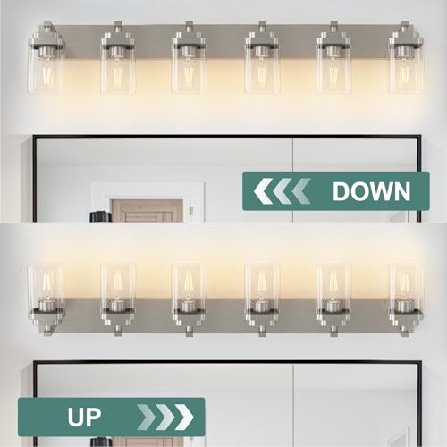 Brushed Nickel Bathroom Light Fixtures
