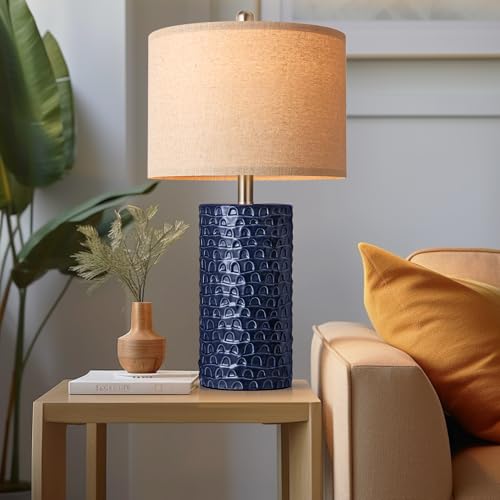23" Modern Ceramic Table Lamp Set of 2 (2 Count)