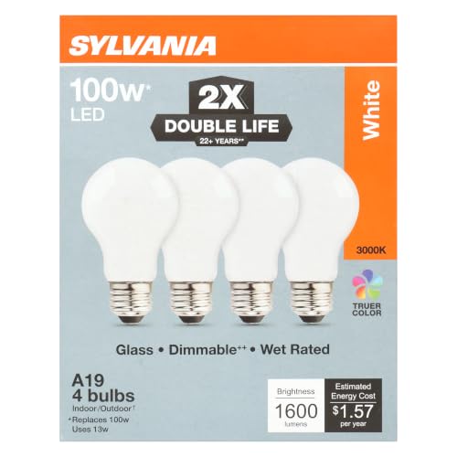 Sylvania Double Life LED Light Bulb (4 Count)