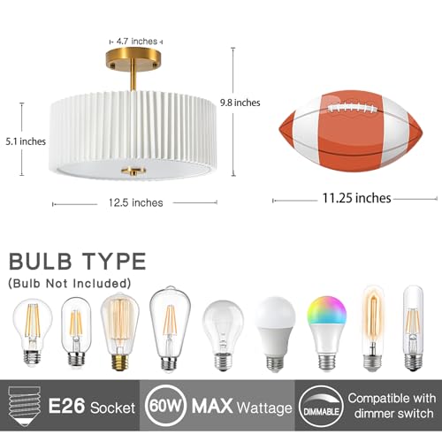 Semi Flush Mount Ceiling Light