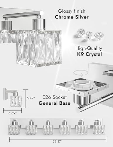 Chrome Bathroom Light Fixtures