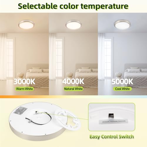 9 Inch Selectable CCT LED Round Flat Panel Light