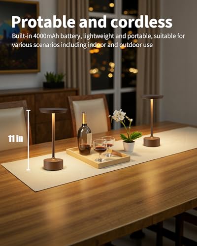 Rechargeable Table Lamps Set of 2 (2 Count)