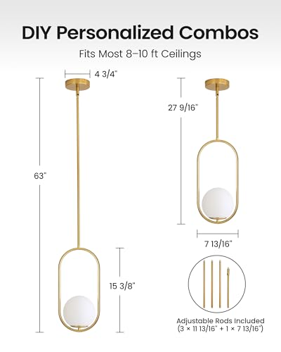 3 Pack Pendant Lights Kitchen Island