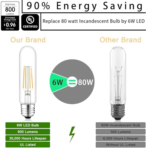 5 Inch Edison Bulb (4 Count)