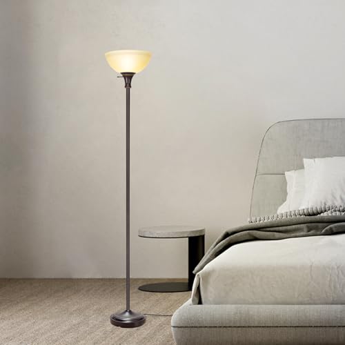 Glass Lamp Shade Replacement for Torchiere Floor Lamps