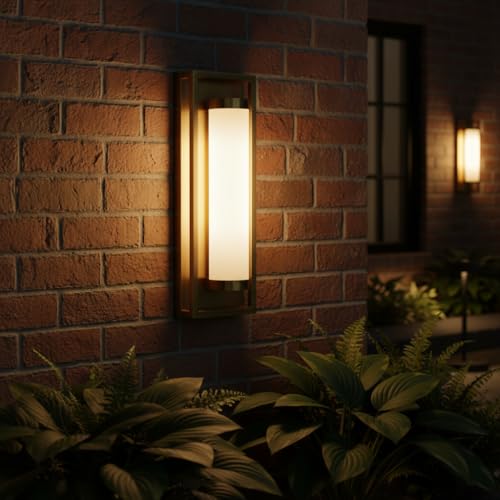 Modern LED Dusk to Dawn Outdoor Wall Sconce