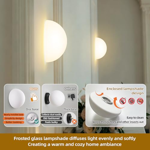 Globe Milk Glass Wall Sconce
