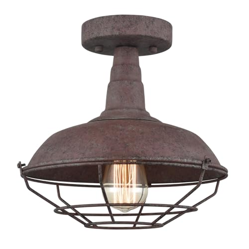 Semi Flush Mount Ceiling Light Barn Style Light Fixtures