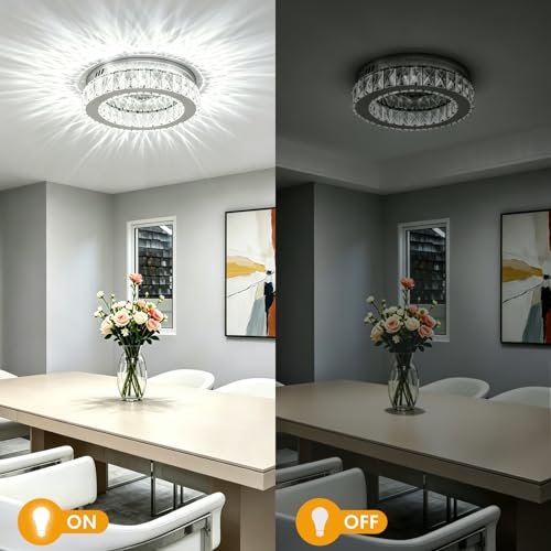 Modern Crystal LED Ceiling Light