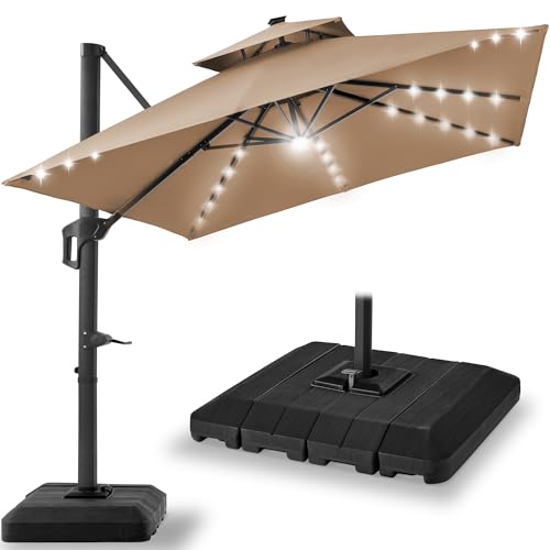 10x10ft Cantilever Patio Umbrella w