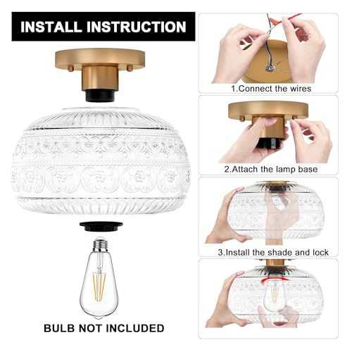 11" Flush Mount Ceiling Light