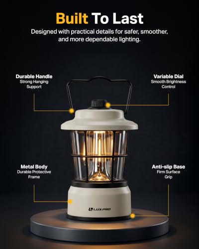 Retro Outdoor Lantern (2 Count)