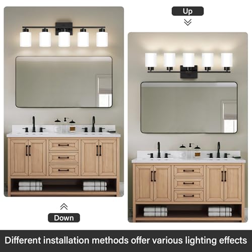Black Bathroom Light Fixtures Vanity Lights Over Mirror