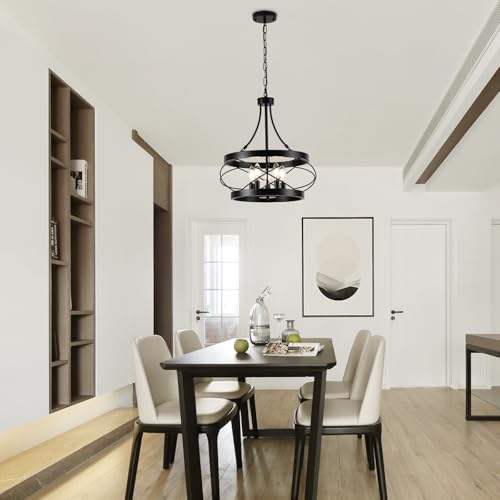 5 Light Farmhouse Chandelier (5 Count)