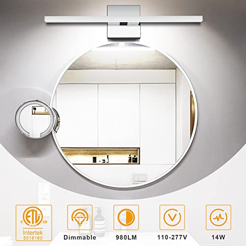 15.7 inch Chrome Bathroom Vanity Light
