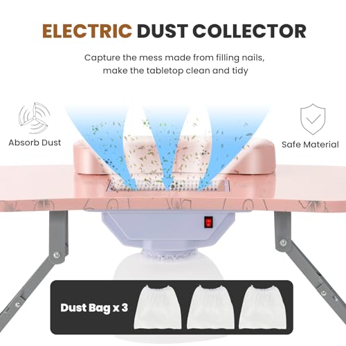 Nail Tech Table Vented Manicure Table w