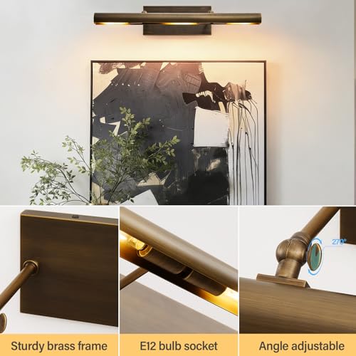 Antiquing Art Picture Frame Wall Light