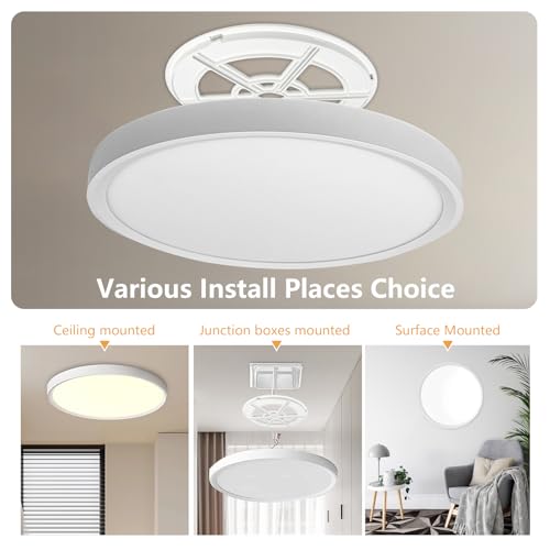 2PK 15.8 Inch Led Ceiling Light Flush Mount