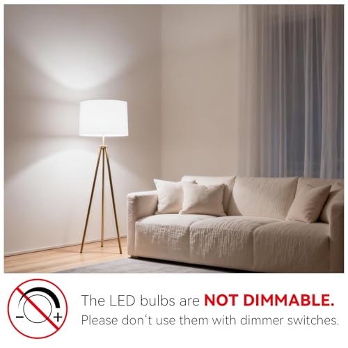 6 Pack LED Light Bulbs 60 Watt Equivalent (6 Count)