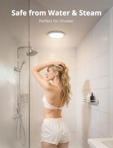 Rechargeable Ceiling Light with Remote Wireless Magnetic Mounting (4 Count)