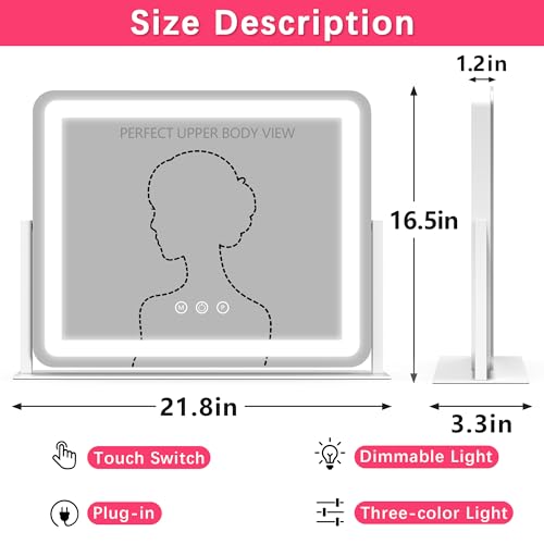 Large Vanity Mirror with Lights