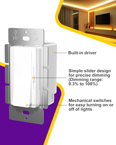 LED Driver and Dimmer Switch in One 100W