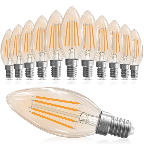 E12 Candelabra Bulb 40 watt Equivalent (12 Count)