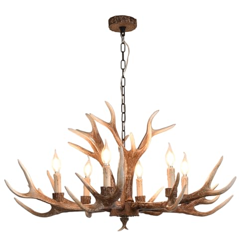 Vintage Antler Chandelier 6