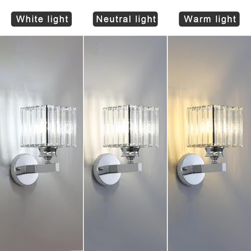 Hardwired Crystal Wall Sconces