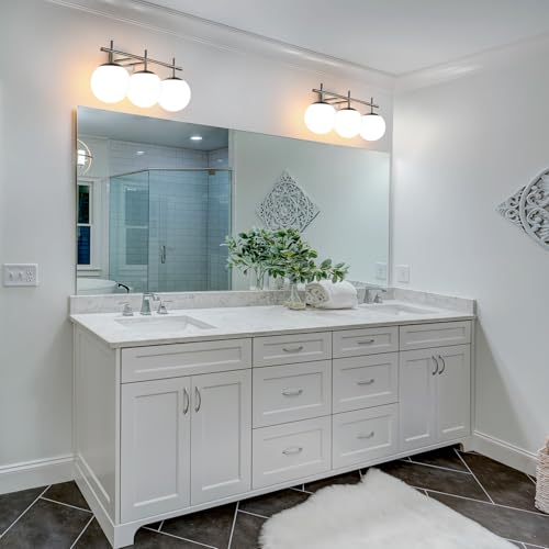 Bathroom Light Fixtures over Mirror (3 Count)